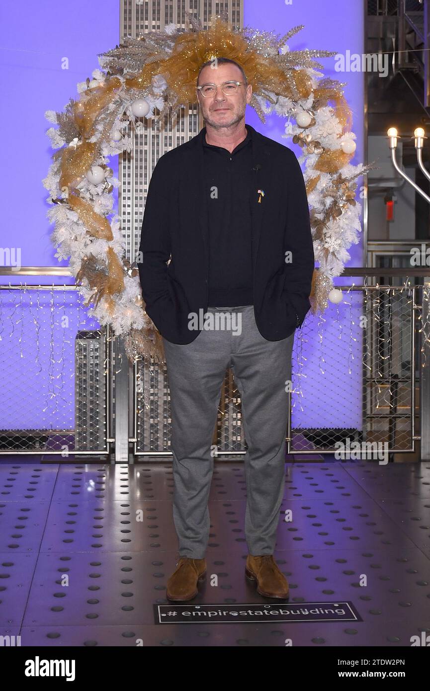 New York, USA. 19th Dec, 2023. Actor Liev Schreiber attends the