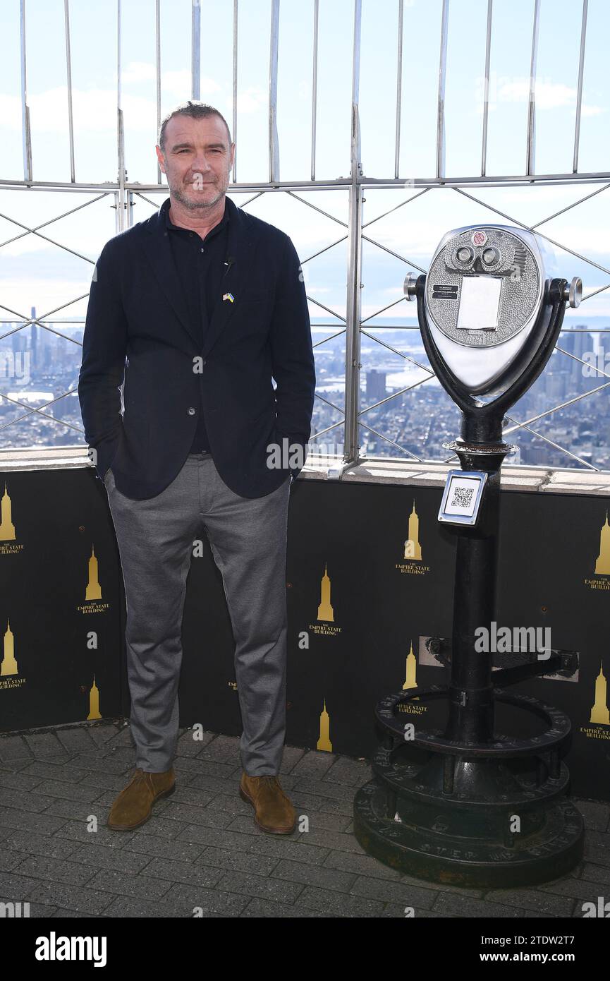 New York, USA. 19th Dec, 2023. Actor Liev Schreiber attends the