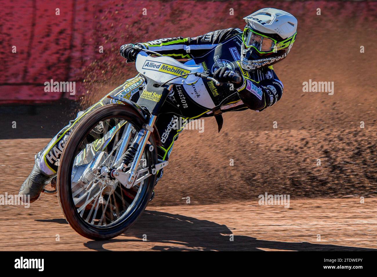 2017 World Speedway Champion, Australian Jason Doyle Racing At Glasgow Speedway Track Stock Photo