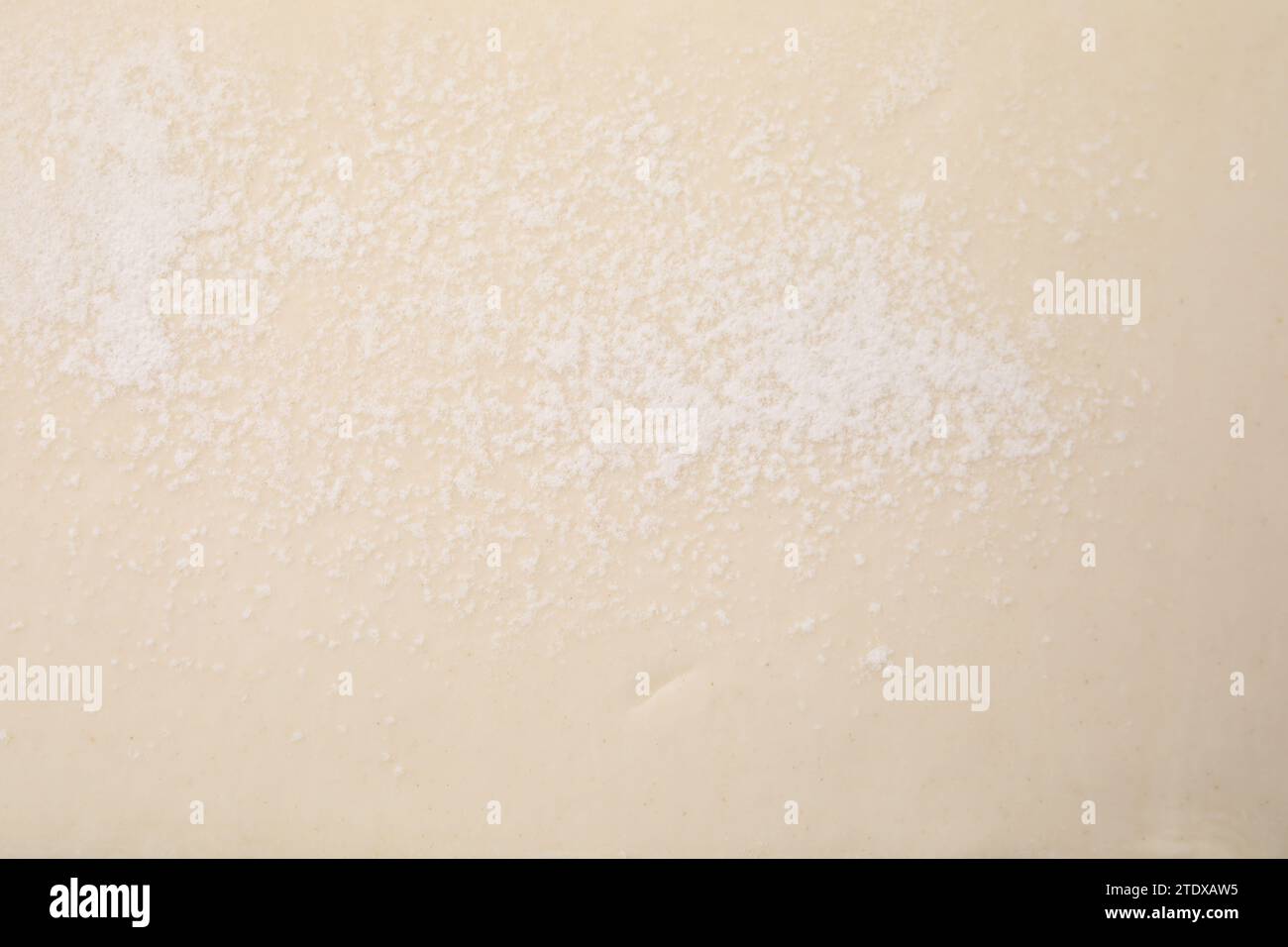 Raw puff pastry dough as background, top view Stock Photo - Alamy