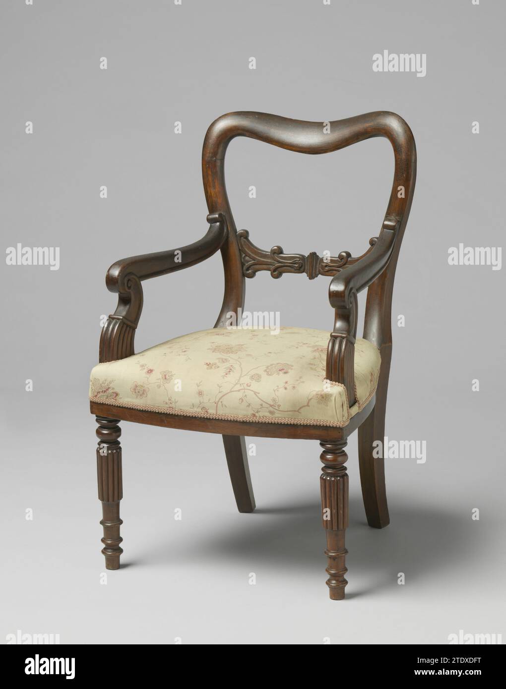 Furniture, Anonymous, 1850 - 1875 Arm chair from mahogany children ...