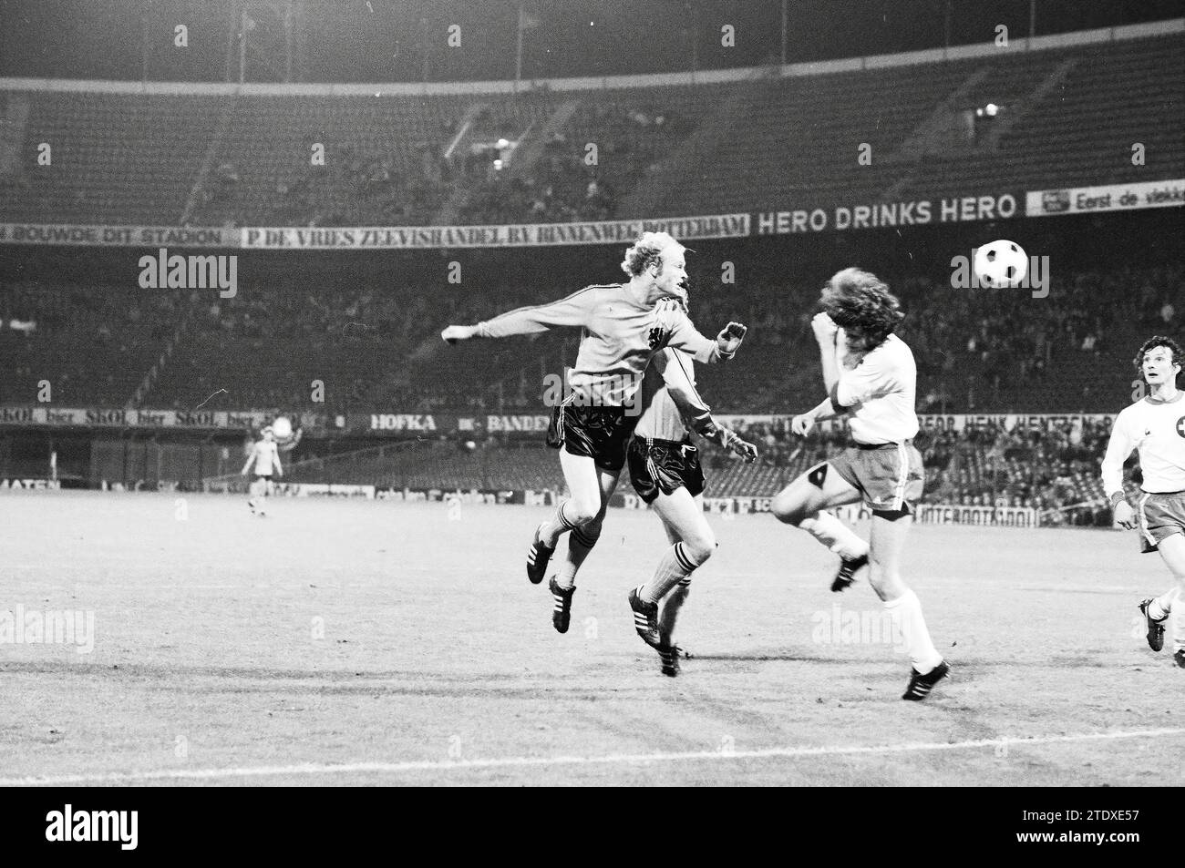 Netherlands - Switzerland, Football Netherlands, 09-10-1974, Whizgle News from the Past, Tailored for the Future. Explore historical narratives, Dutch The Netherlands agency image with a modern perspective, bridging the gap between yesterday's events and tomorrow's insights. A timeless journey shaping the stories that shape our future. Stock Photo