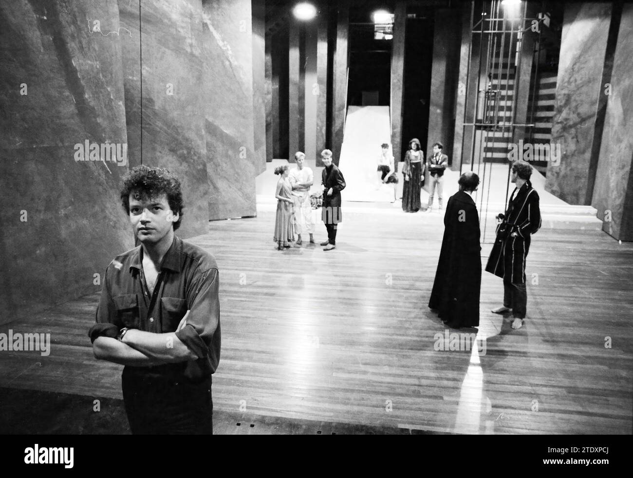 Director Martin Oosthoek Toneelschuur, Theater, 26-08-1984, Whizgle News from the Past, Tailored for the Future. Explore historical narratives, Dutch The Netherlands agency image with a modern perspective, bridging the gap between yesterday's events and tomorrow's insights. A timeless journey shaping the stories that shape our future. Stock Photo