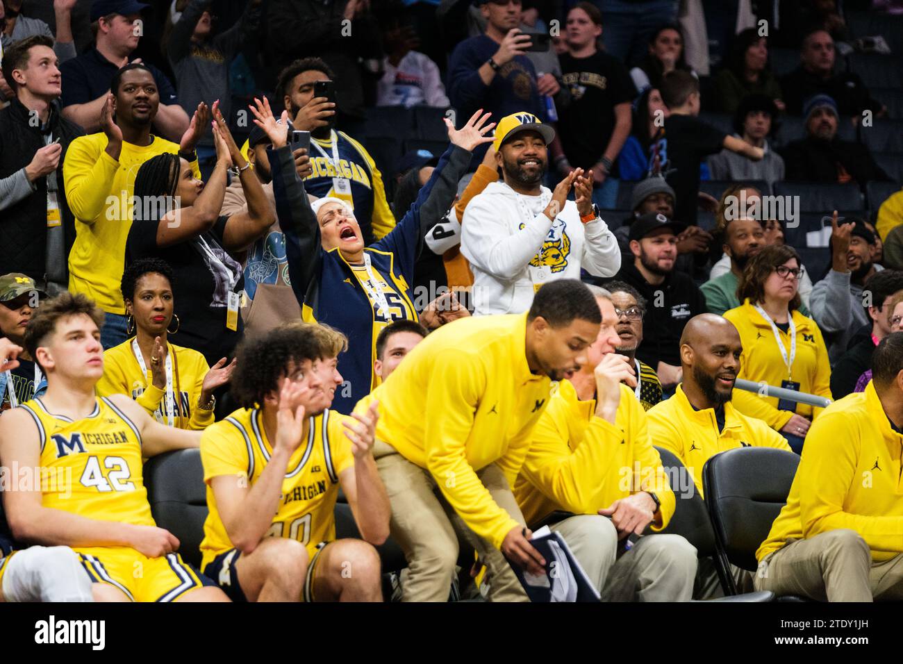 Charlotte, North Carolina, USA. 19th Dec, 2023. Michigan Wolverines ...