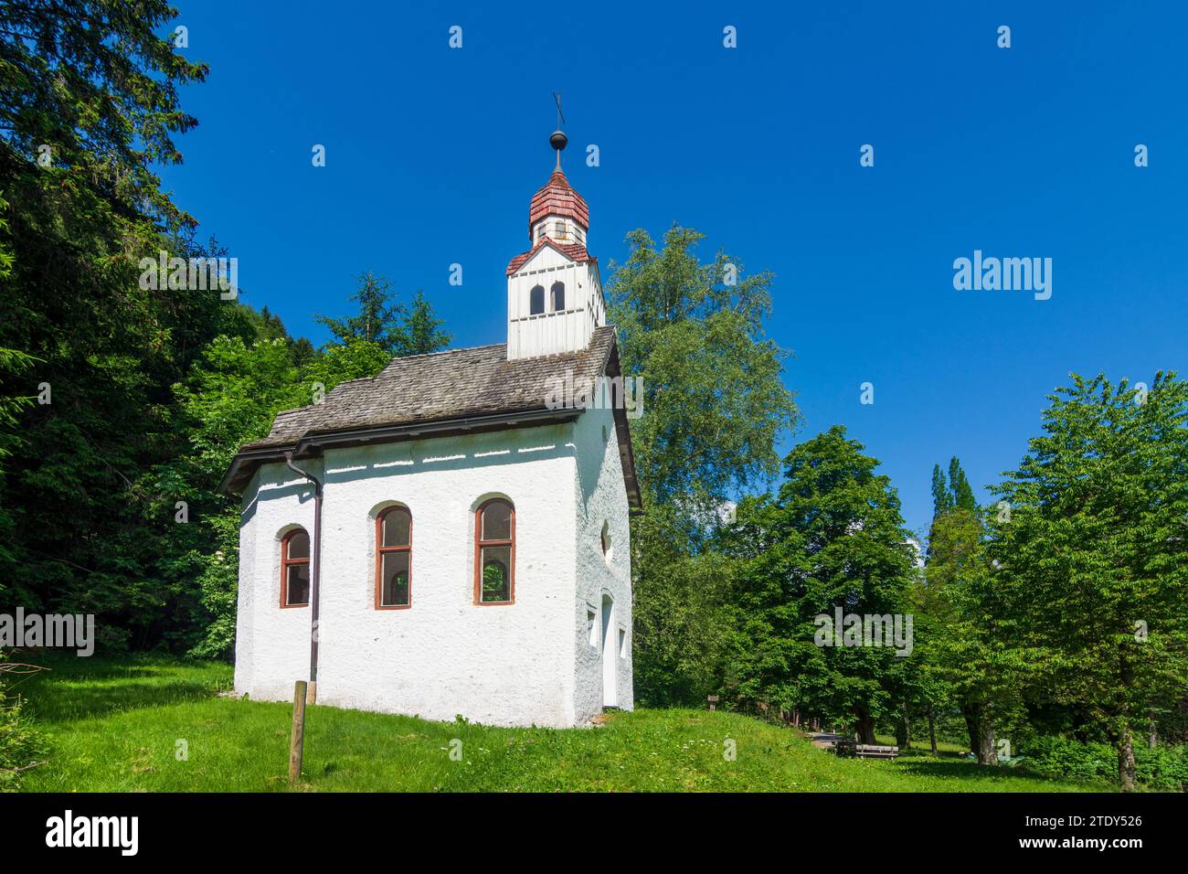 Freienfeld (Campo di Trens): chapel in Wipptal Valley in South Tyrol, Trentino-South Tyrol, Italy Stock Photo