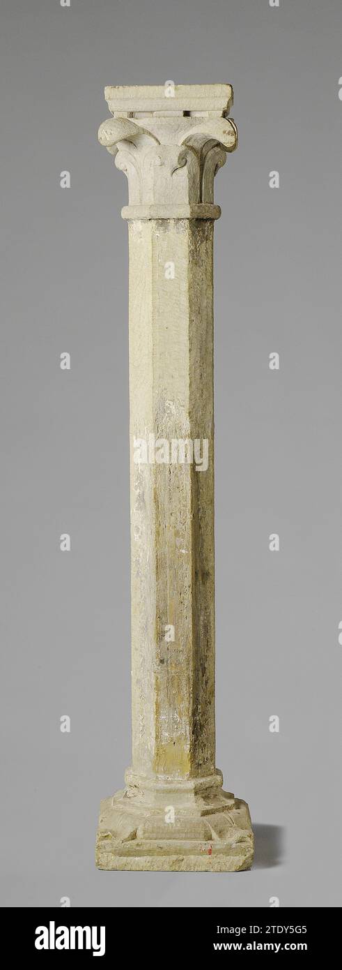 Stone column, from Lanz., C. 1250 A column of sandstone with octagonal ...