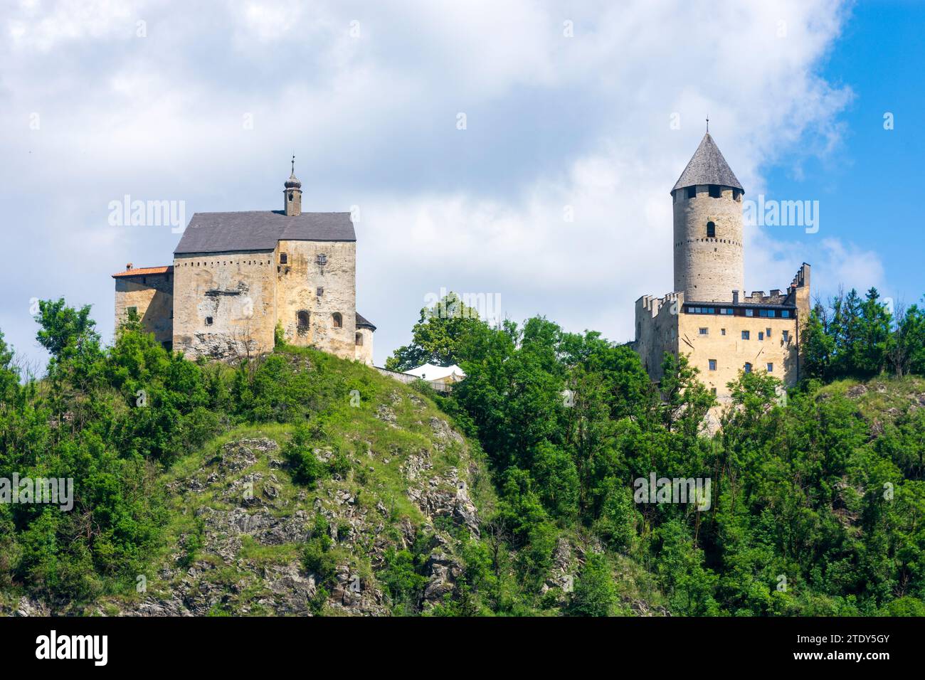 Freienfeld (Campo di Trens): Schloss Sprechenstein Castle, in Wipptal Valley in South Tyrol, Trentino-South Tyrol, Italy Stock Photo