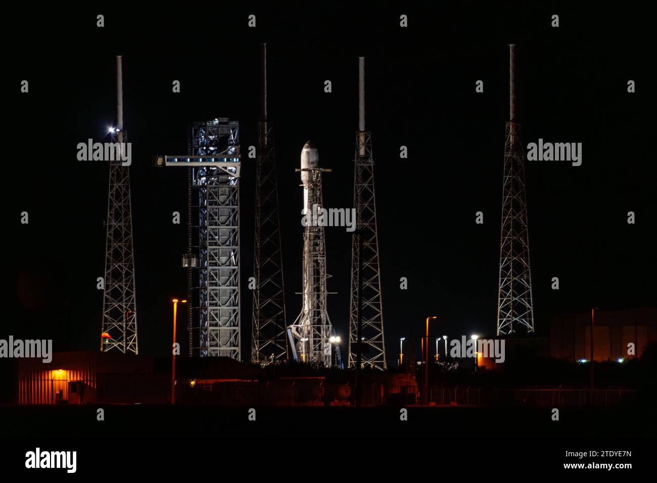 SpaceX Falcon 9 Starlink Group 6-34 Stock Photo