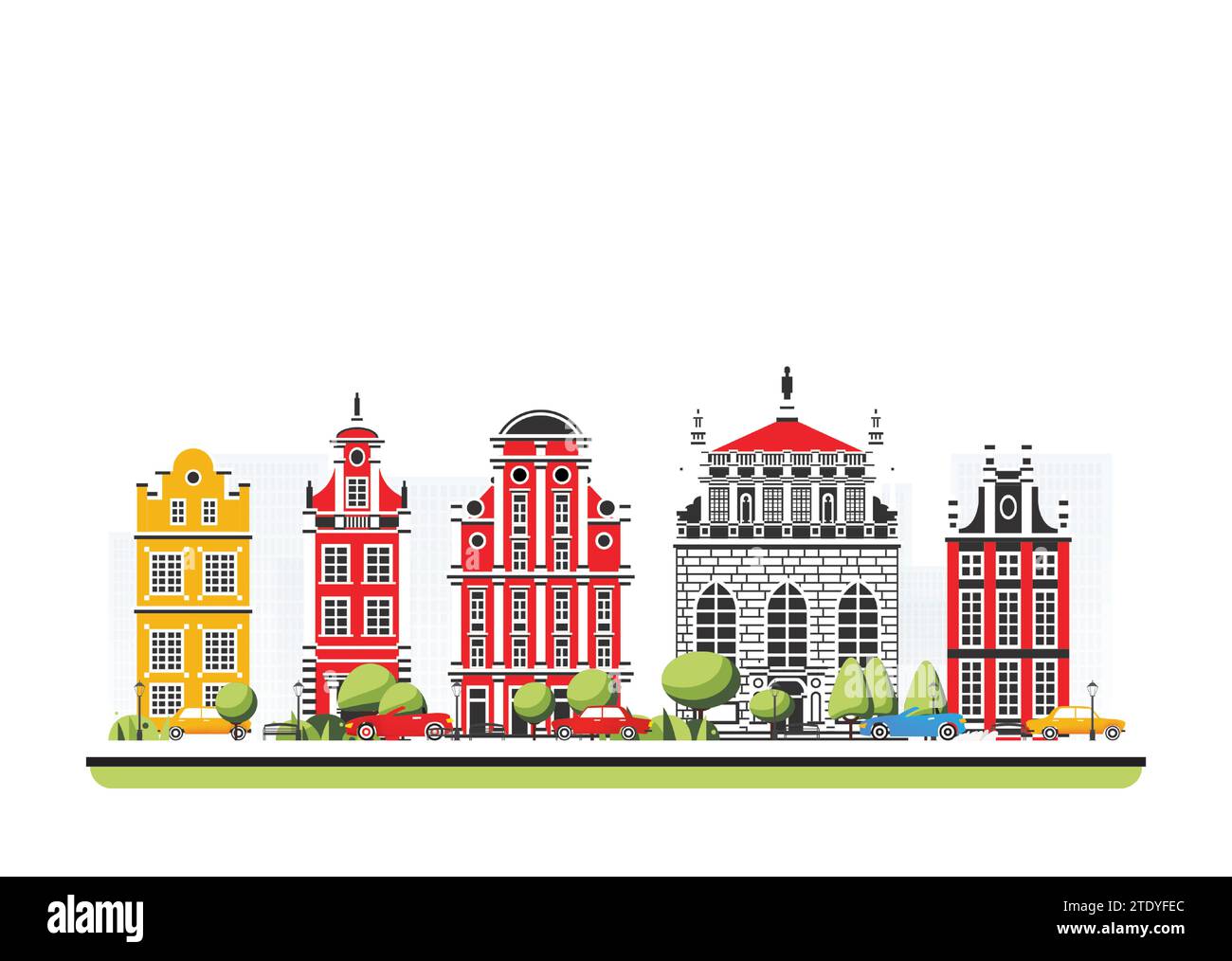 Old tree in city Cut Out Stock Images Pictures Alamy