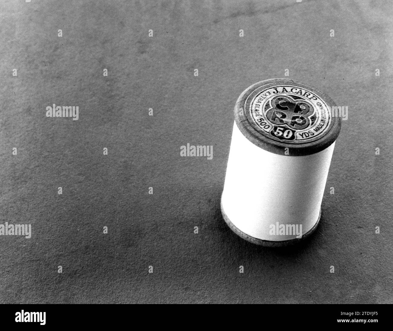 Sewing thread reels Black and White Stock Photos & Images - Alamy