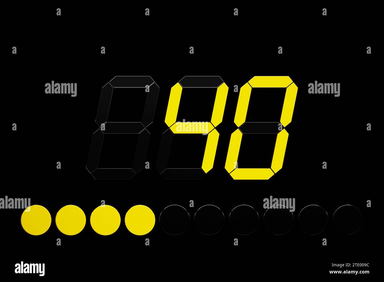 Energy meter, battery indicator and charging progress with percentage