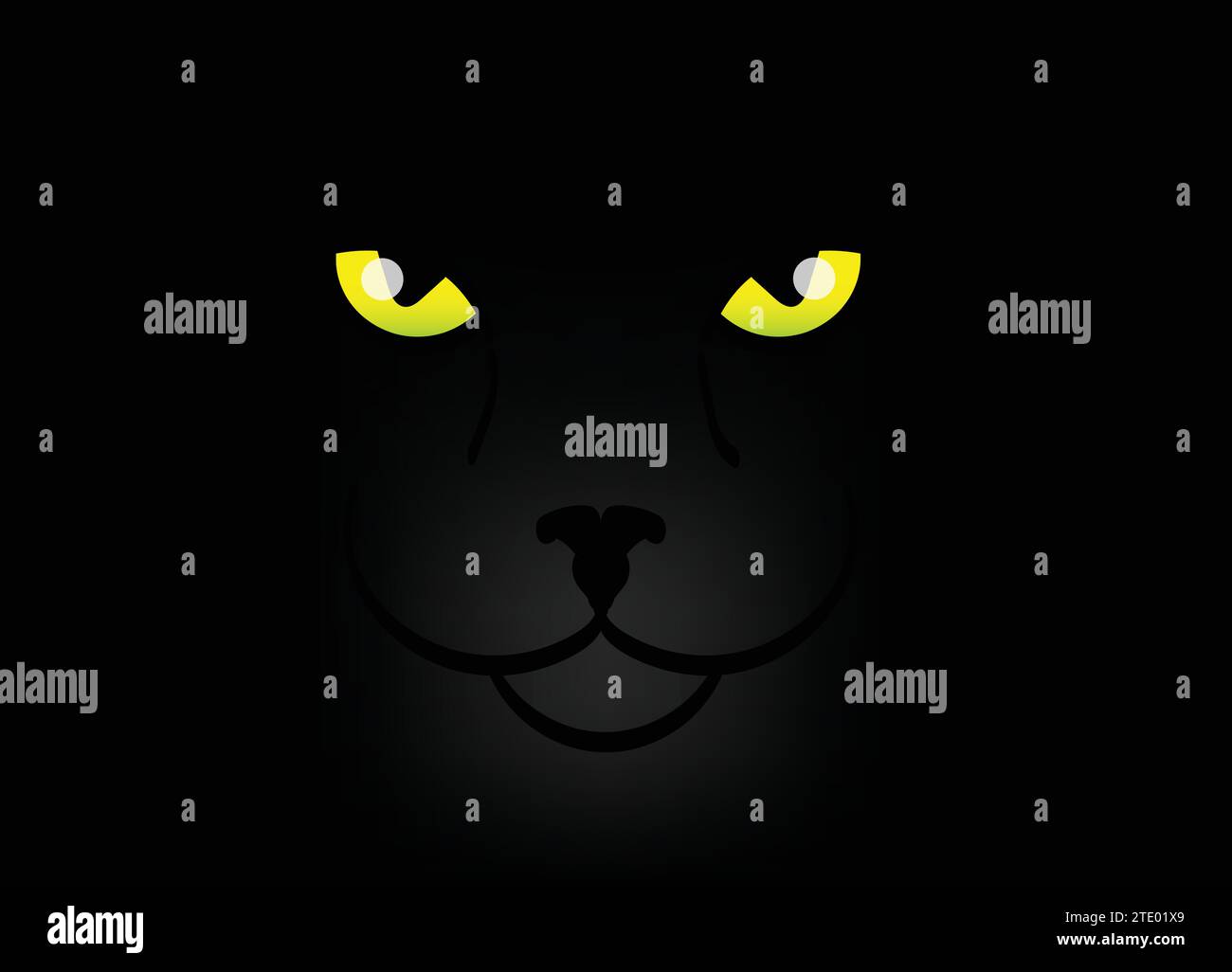 Cat eyes Stock Vector Images Alamy