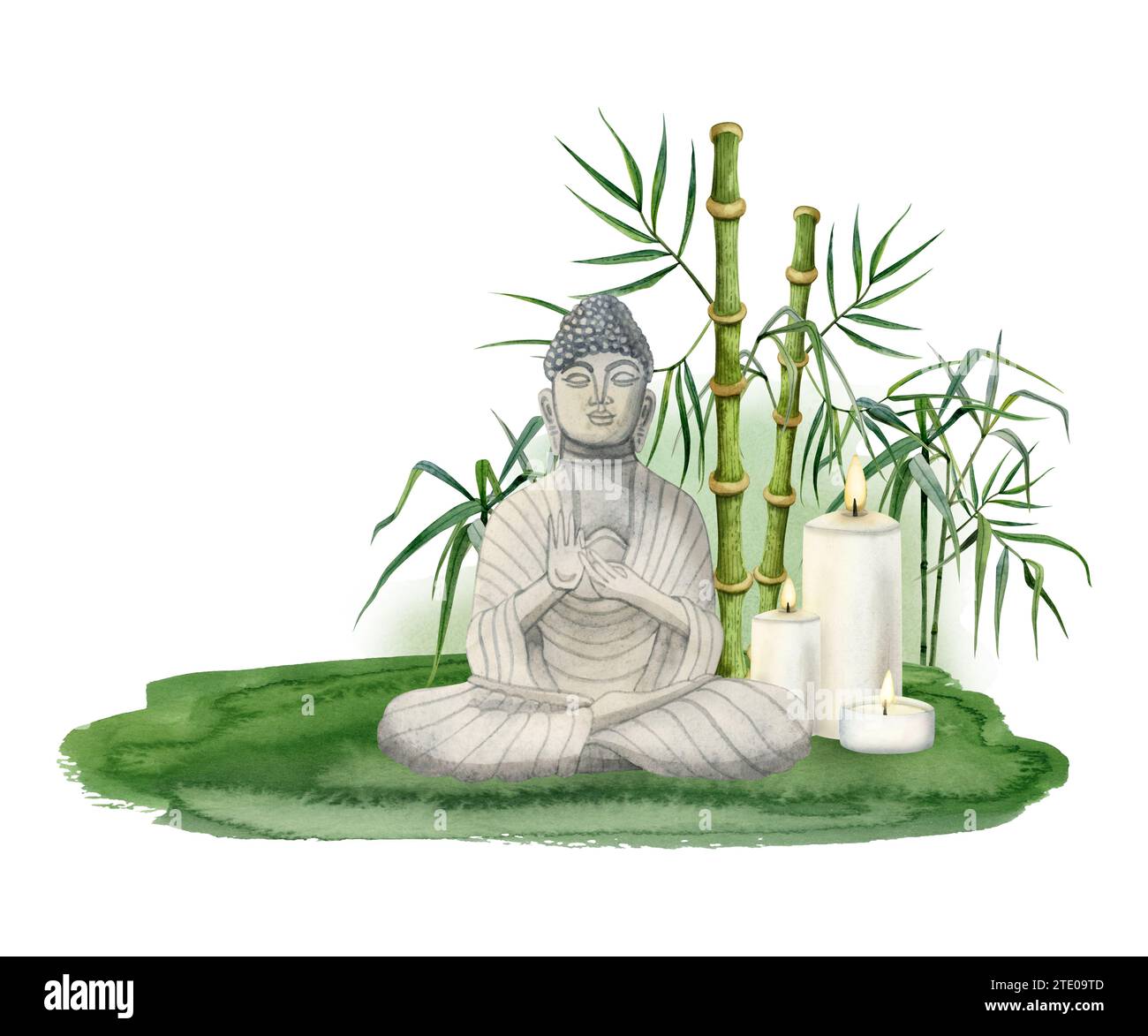 画材 Meditation Green Green Meditation Stock Illustrations – 86,719 Green