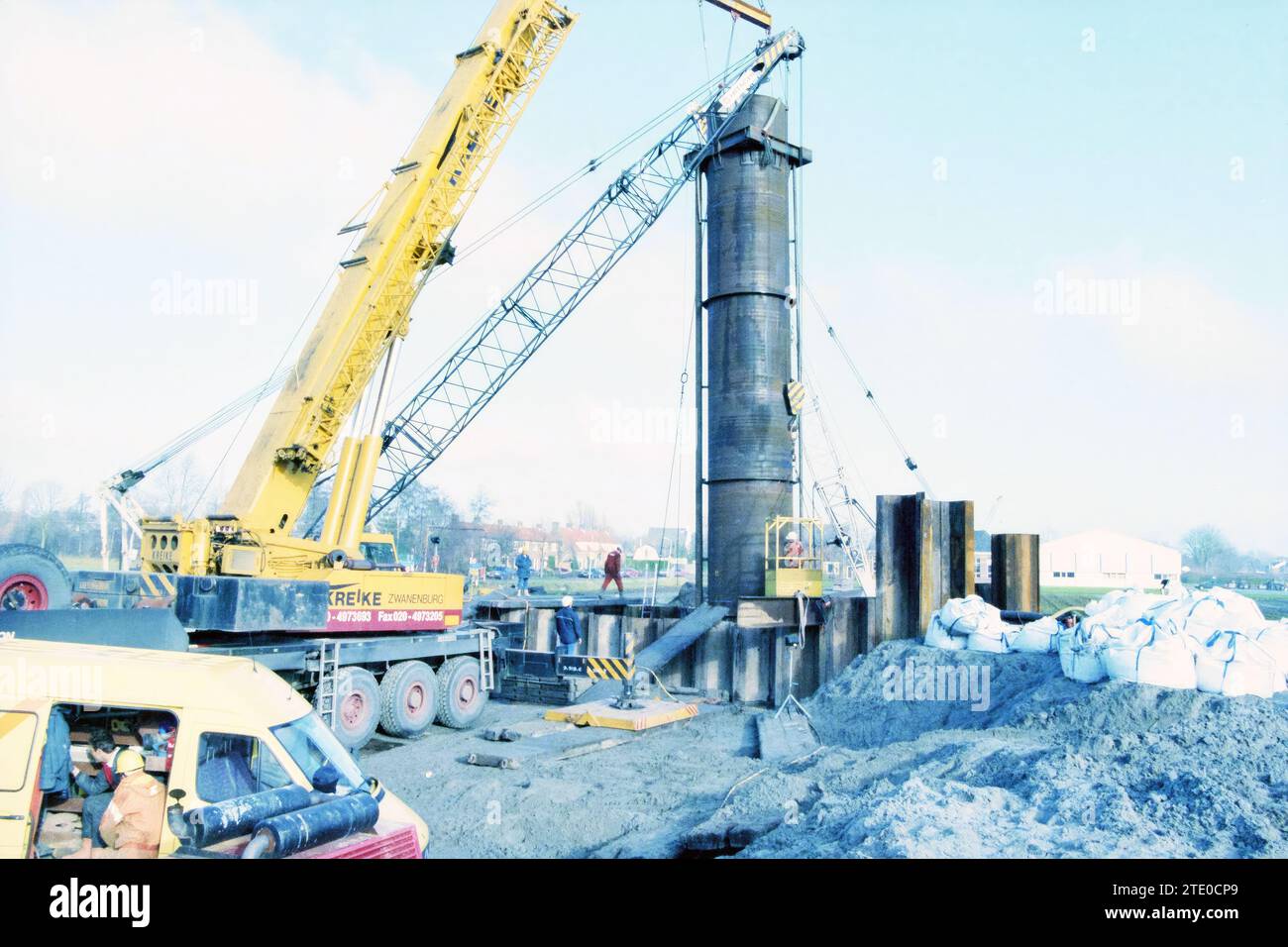 Installing access shaft pwn vijfhuizen hi-res stock photography and ...