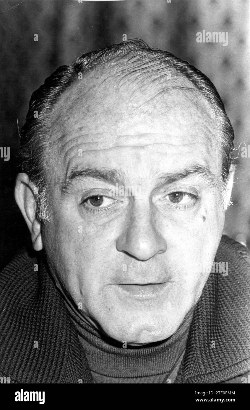 02/11/1976. Portrait of Alfredo Di Stefano. Credit Album / Archivo ABC / Teodoro Naranjo