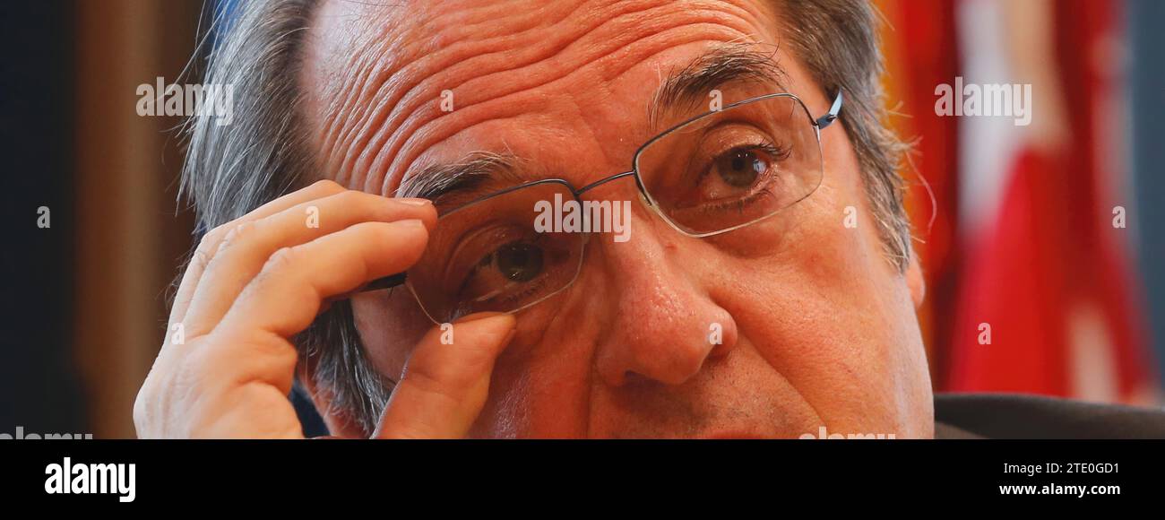 Madrid, 05/06/2016. Interview with Ángel Gabilondo, spokesperson for the socialist group PSOE in the Madrid Assembly. Photo: Jaime García ARCHDC. Credit: Album / Archivo ABC / Jaime García Stock Photo