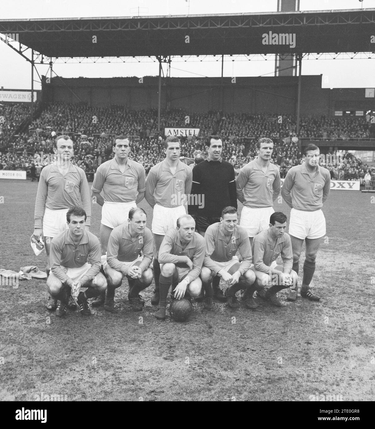 The Netherlands against Austria 1-1, the Dutch national team ca. April 12, 1964 Stock Photo