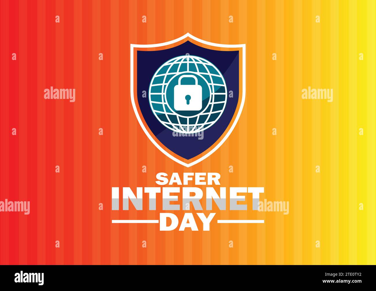 Safer Day. Holiday concept. Template for background, banner