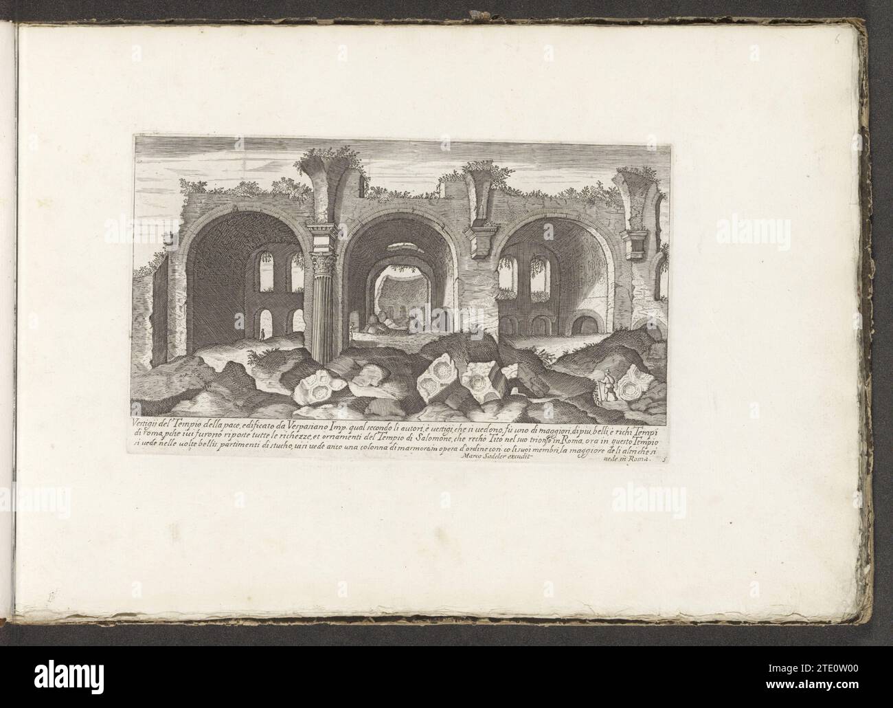 Basilica van Maxentius, 1680 Basilica by Maxentius, confused in the ...