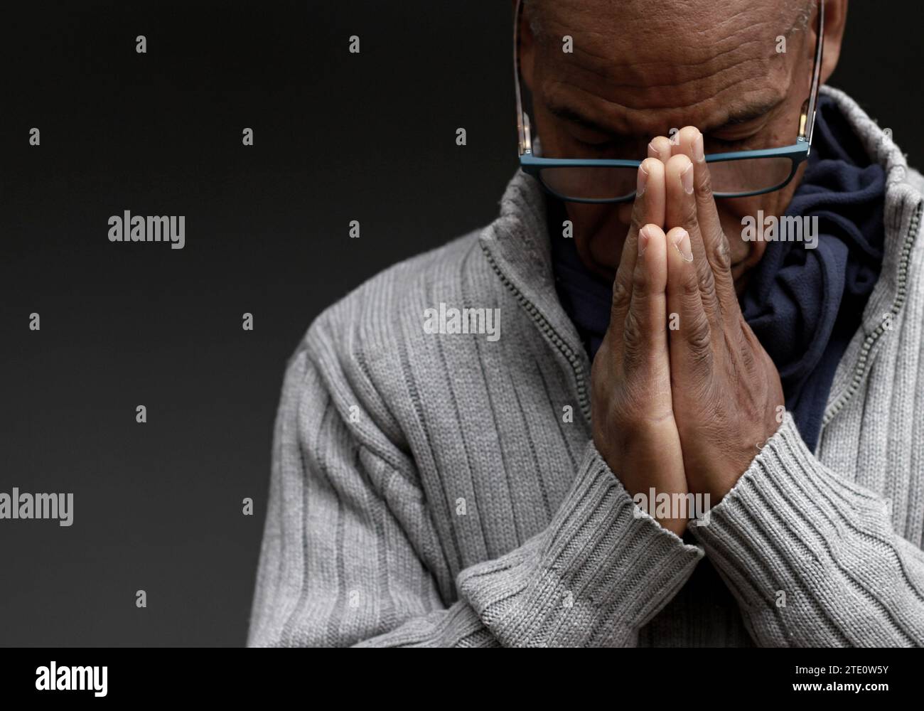 praying to god with people stock image stock photo Stock Photo
