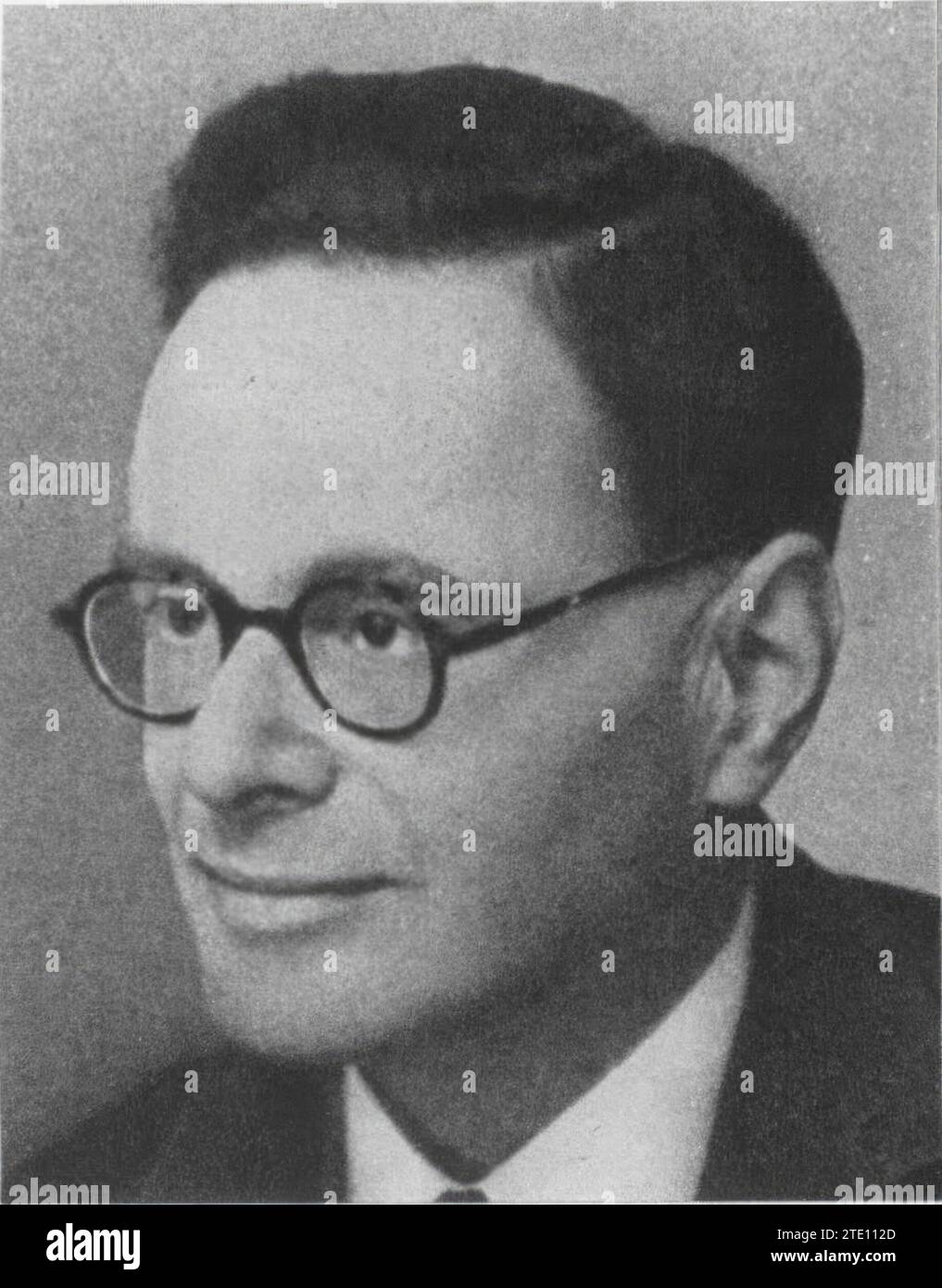 12/31/1929. In the Image, Hans A. Krebs, Nobel Prize winner in medicine in 1953. Naturalized English, Jewish by Birth, Escaped Hitler's Persecutions. Credit: Album / Archivo ABC Stock Photo