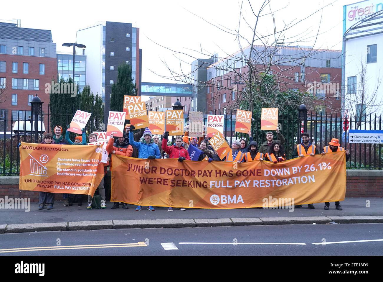 Junior doctors and members of the British Medical Association (BMA) on