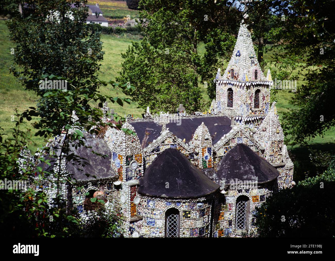 Little Chapel at Les Vauxbelets, Guernsey, Channel Island, Great Britain, June 1974 Stock Photo