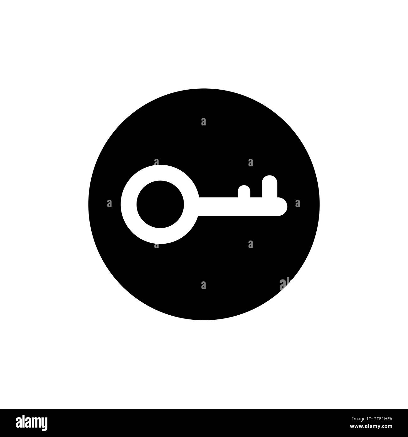 Key symbol isolated on white background Stock Vector Image & Art Alamy