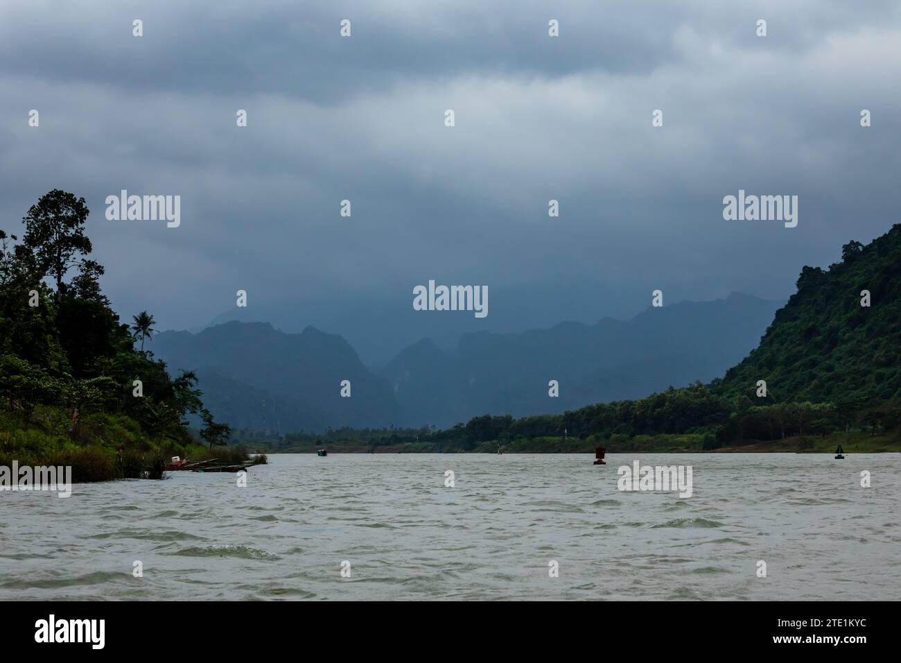 Landscape of the Phong Nha National Park Stock Photo