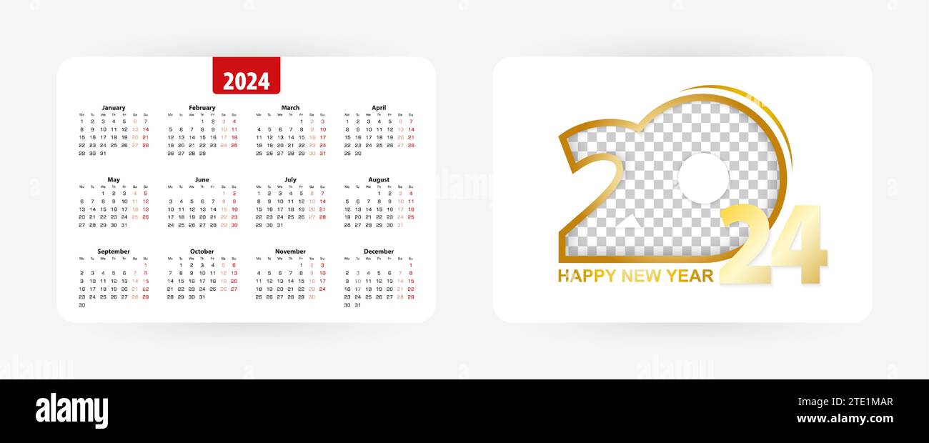 Calendar 2024 Stock Vector Images Alamy