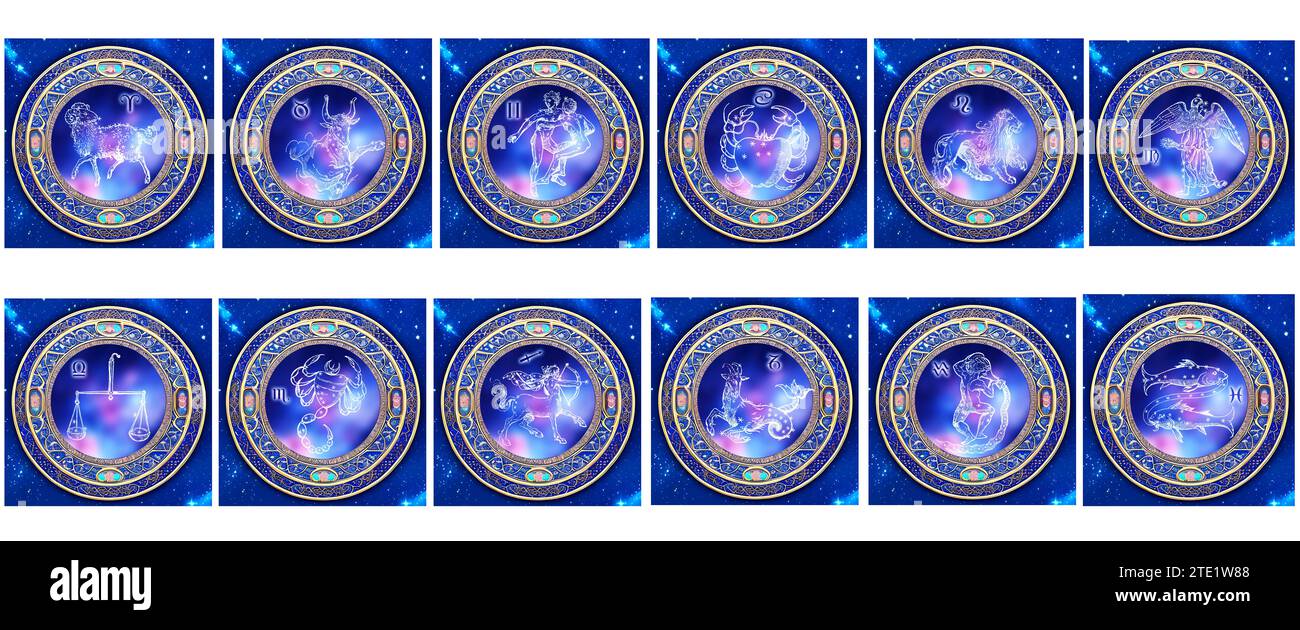 The Twelve Zodiac Signs