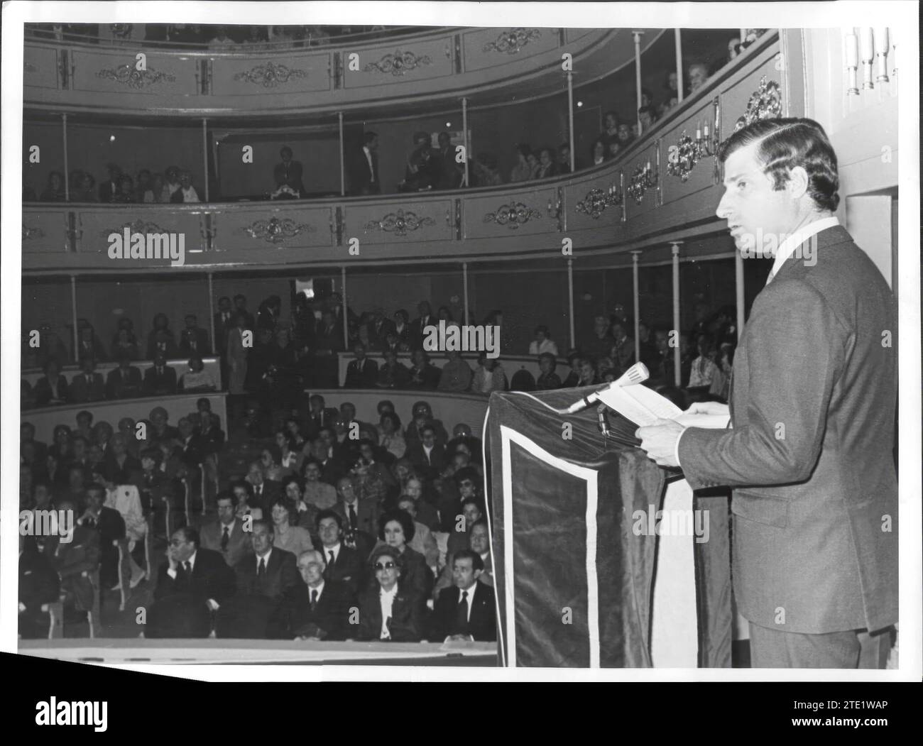 Carlos Martinez de Irujo, Duke of Huéscar, in the Royal Coliseum of