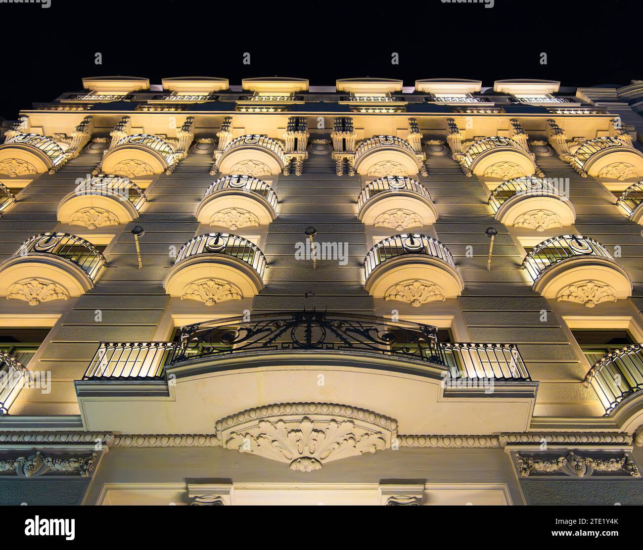 Beautiful old building balconies hi-res stock photography and images ...