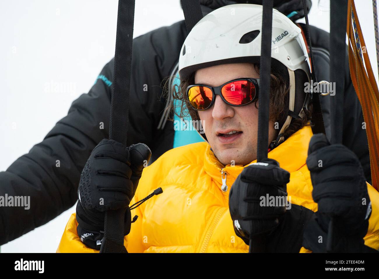 Bourg Saint Maurice, France. 20th Dec, 2023. Vincent Lacoste about to