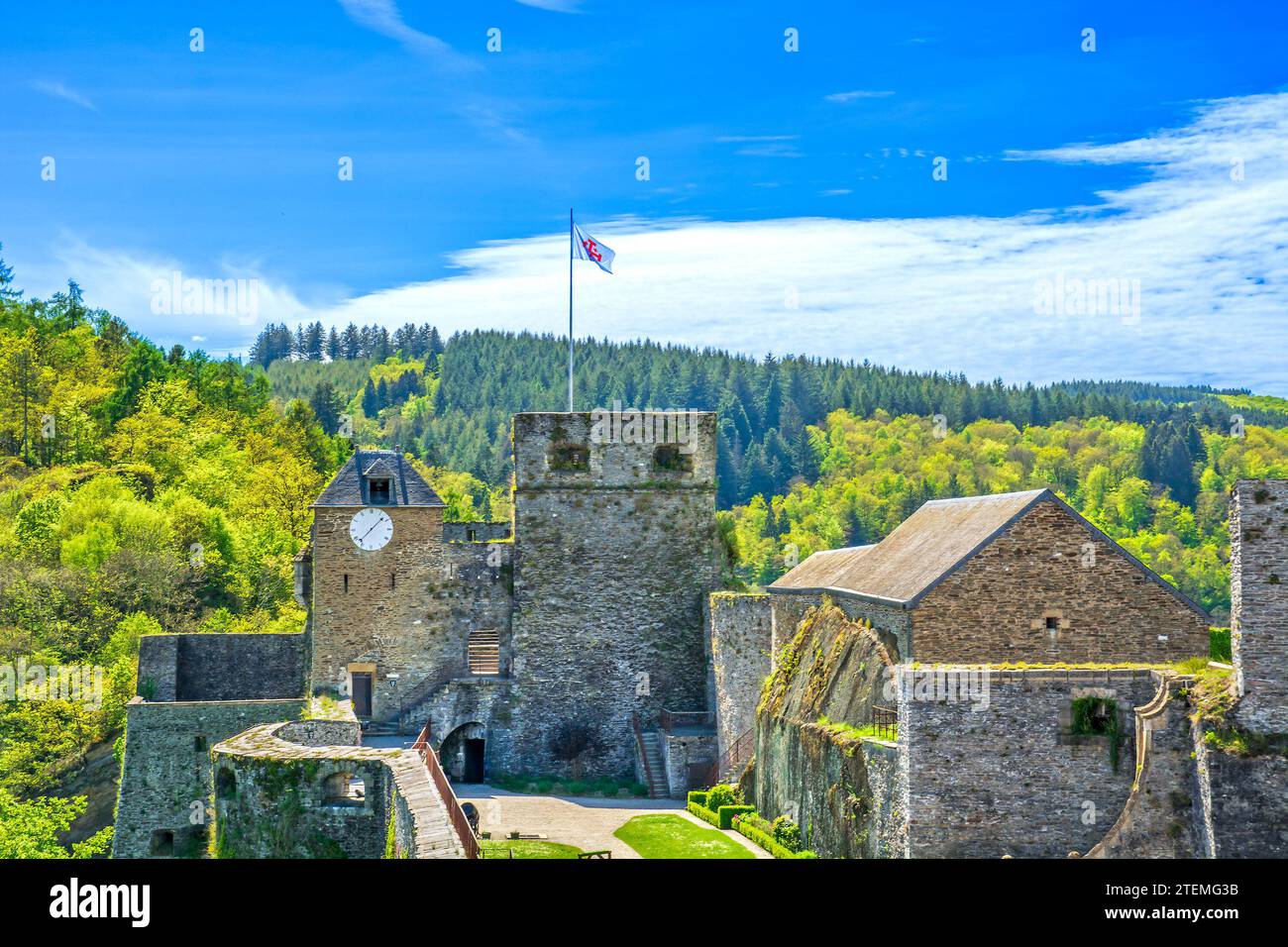 Bouillon Castle (French Château de Bouillon) is a medieval castle