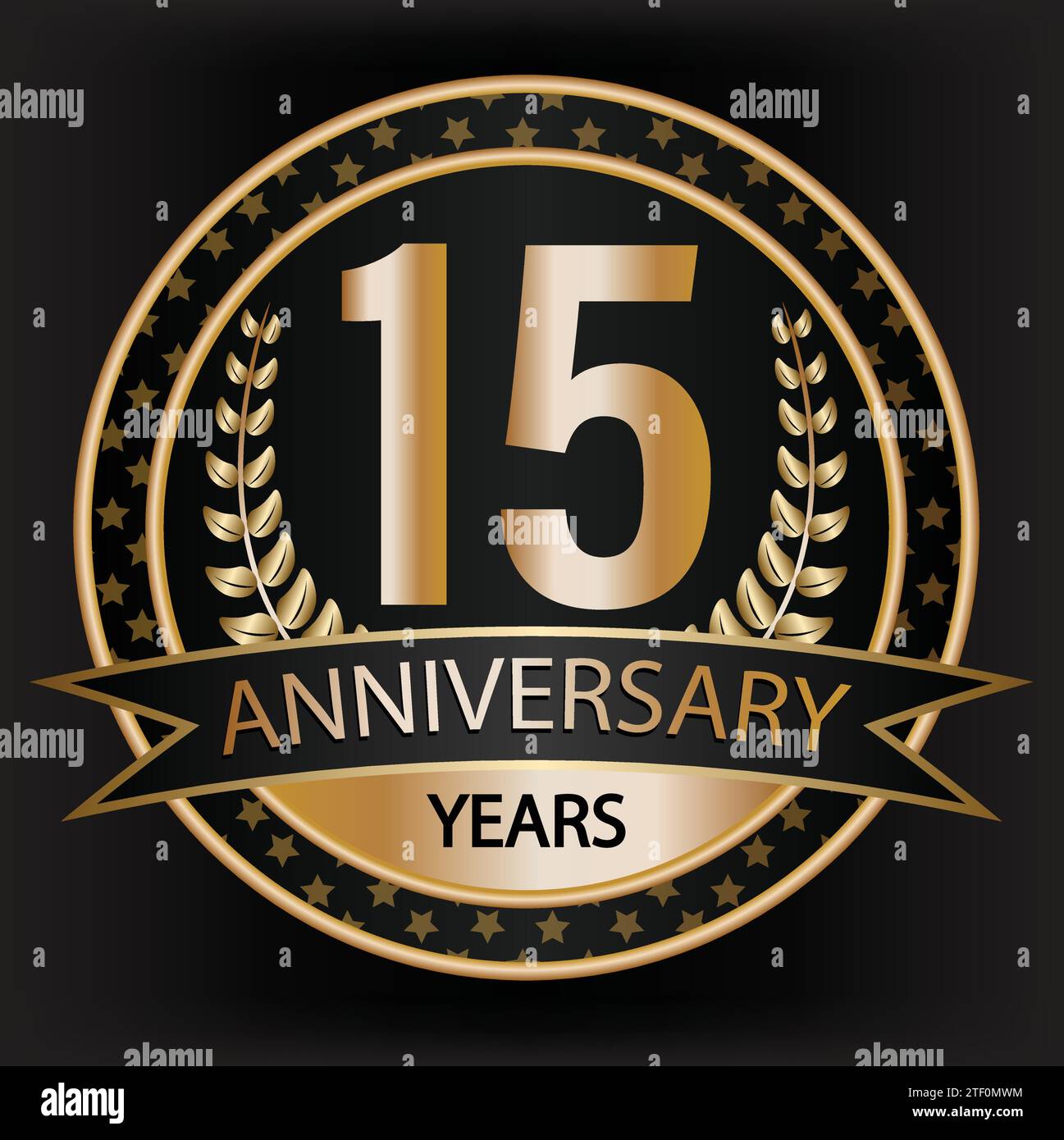 15 years anniversary Stock Vector Images - Page 3 - Alamy