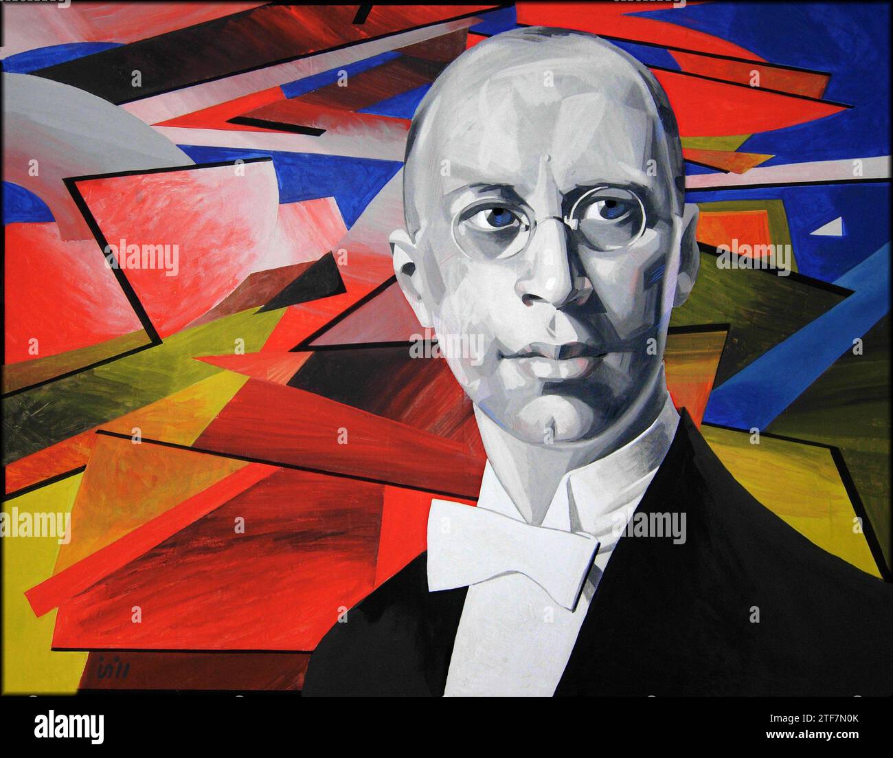 portrait of Sergei Prokofiev Stock Photo