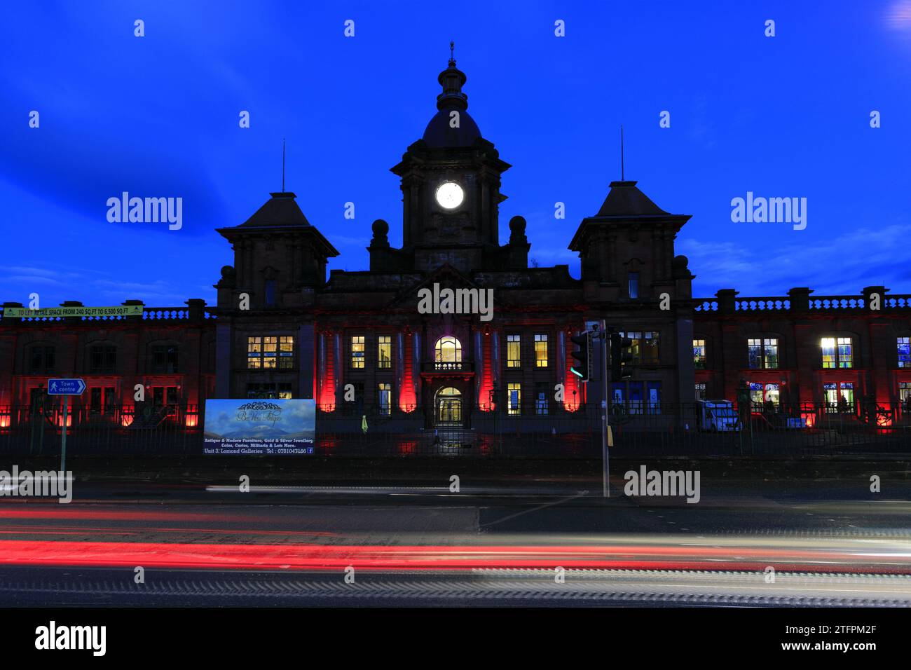 The old Argyll Motor Works, Alexandria town, West Dunbartonshire, Scotland Used currently as the