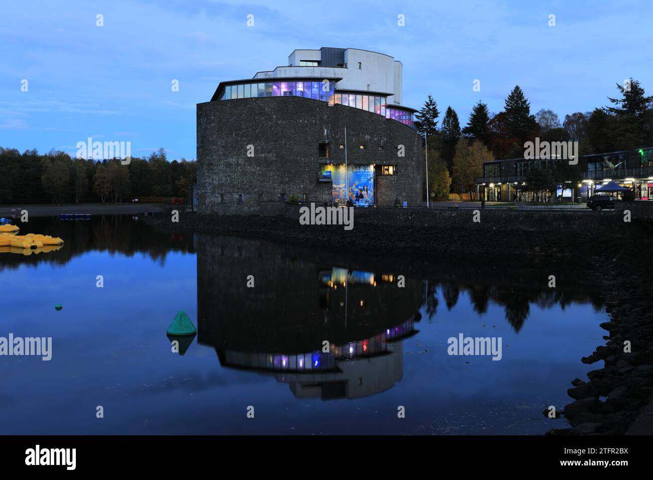 The Sea Life Loch Lomond Aquarium, Drumkinnon Tower, Balloch village