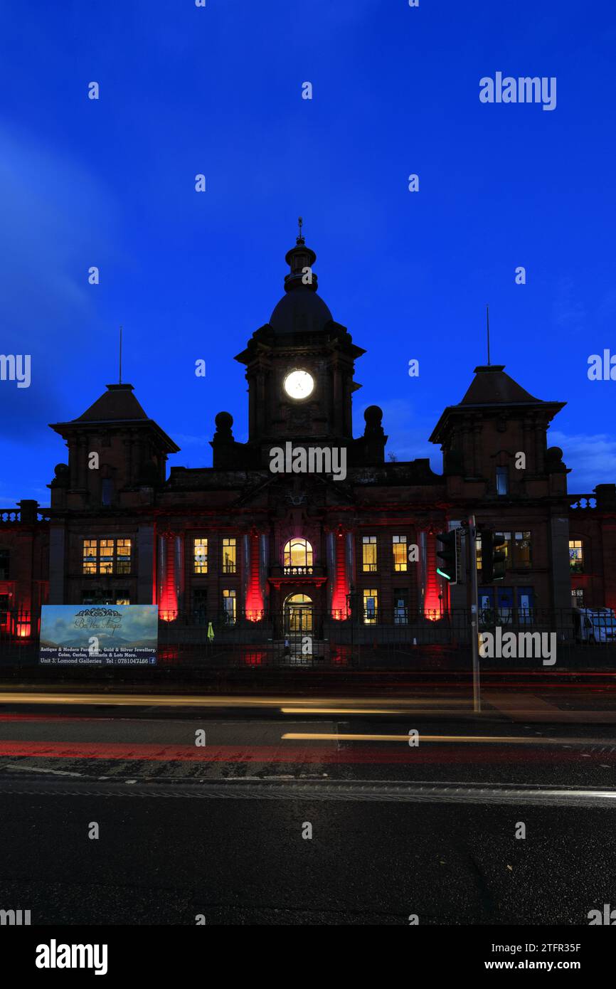 The old Argyll Motor Works, Alexandria town, West Dunbartonshire