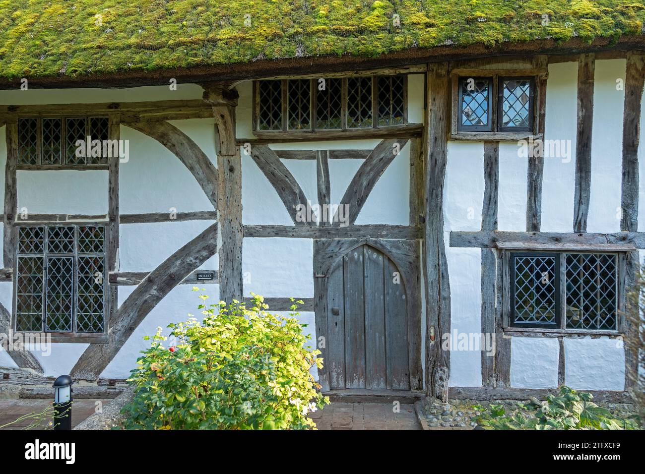 Former Clergy House, the first building the National Trust saved for the Nation in 1896, Alfriston, East Sussex, England, Great Britain Stock Photo