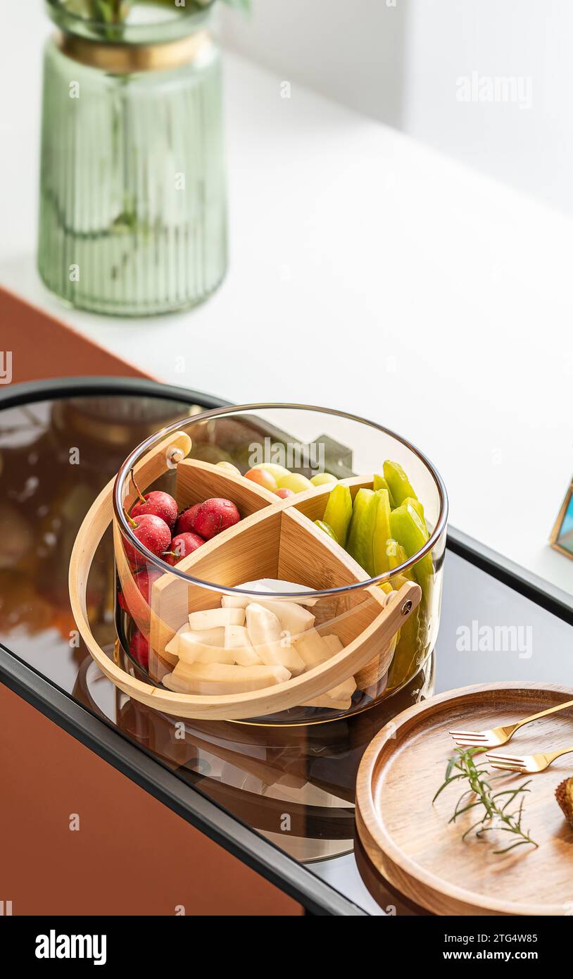 Images of tea break set up, teabreak preparation, teabreak food on the