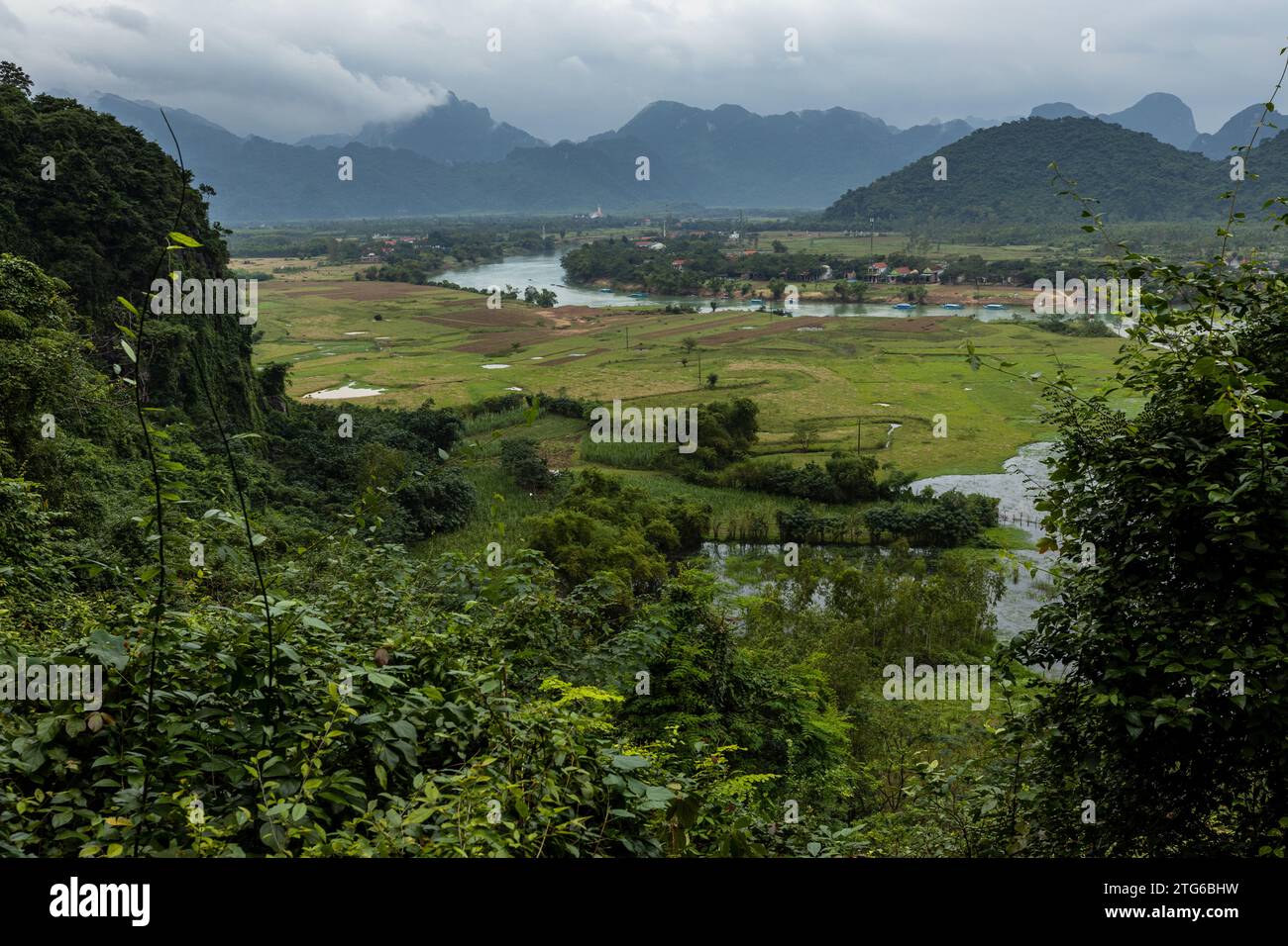 Landscape of the Phong Nha National Park Stock Photo