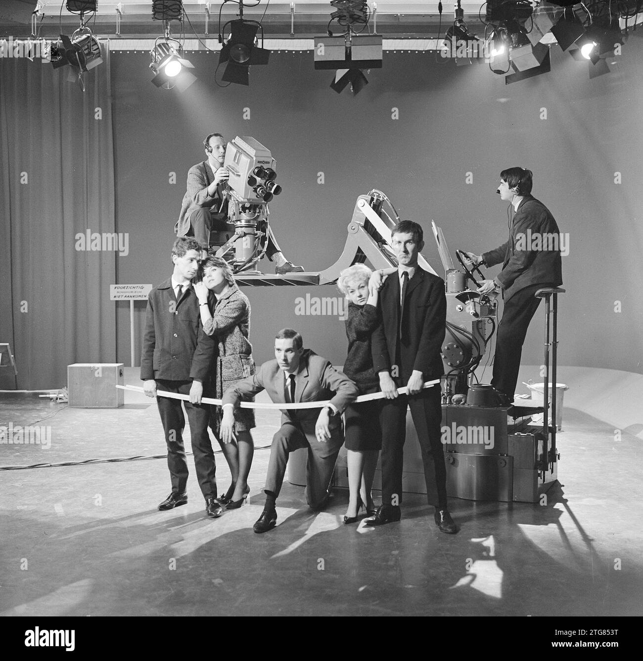 New television studio for NTS ca. December 28, 1962 Stock Photo