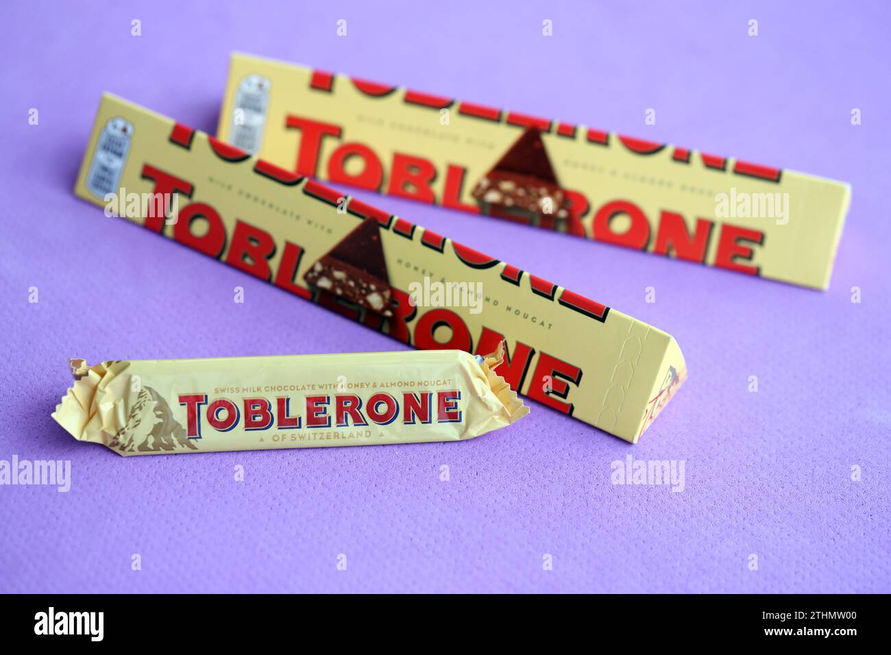 Chocolate toblerone hi-res stock photography and images - Alamy