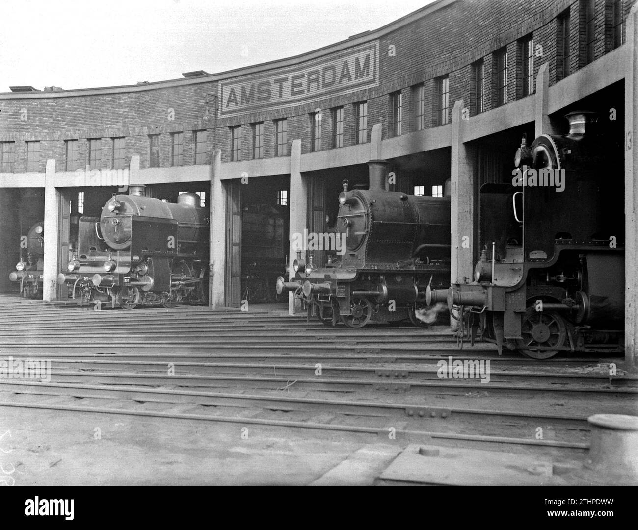 Steam in the Central Station depot ca. 1932 Stock Photo Alamy