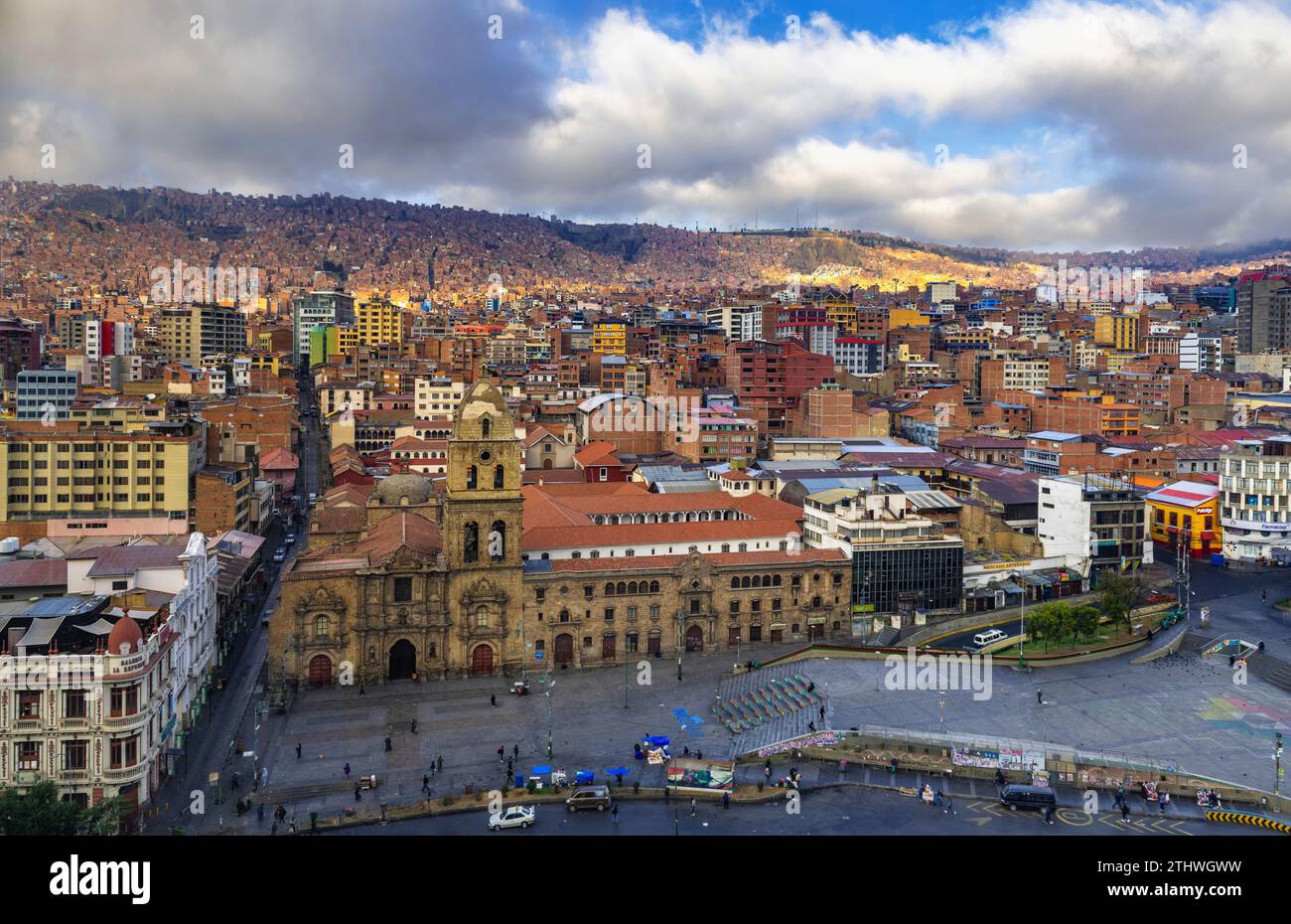 Basilica san francisco la paz hi-res stock photography and images - Alamy