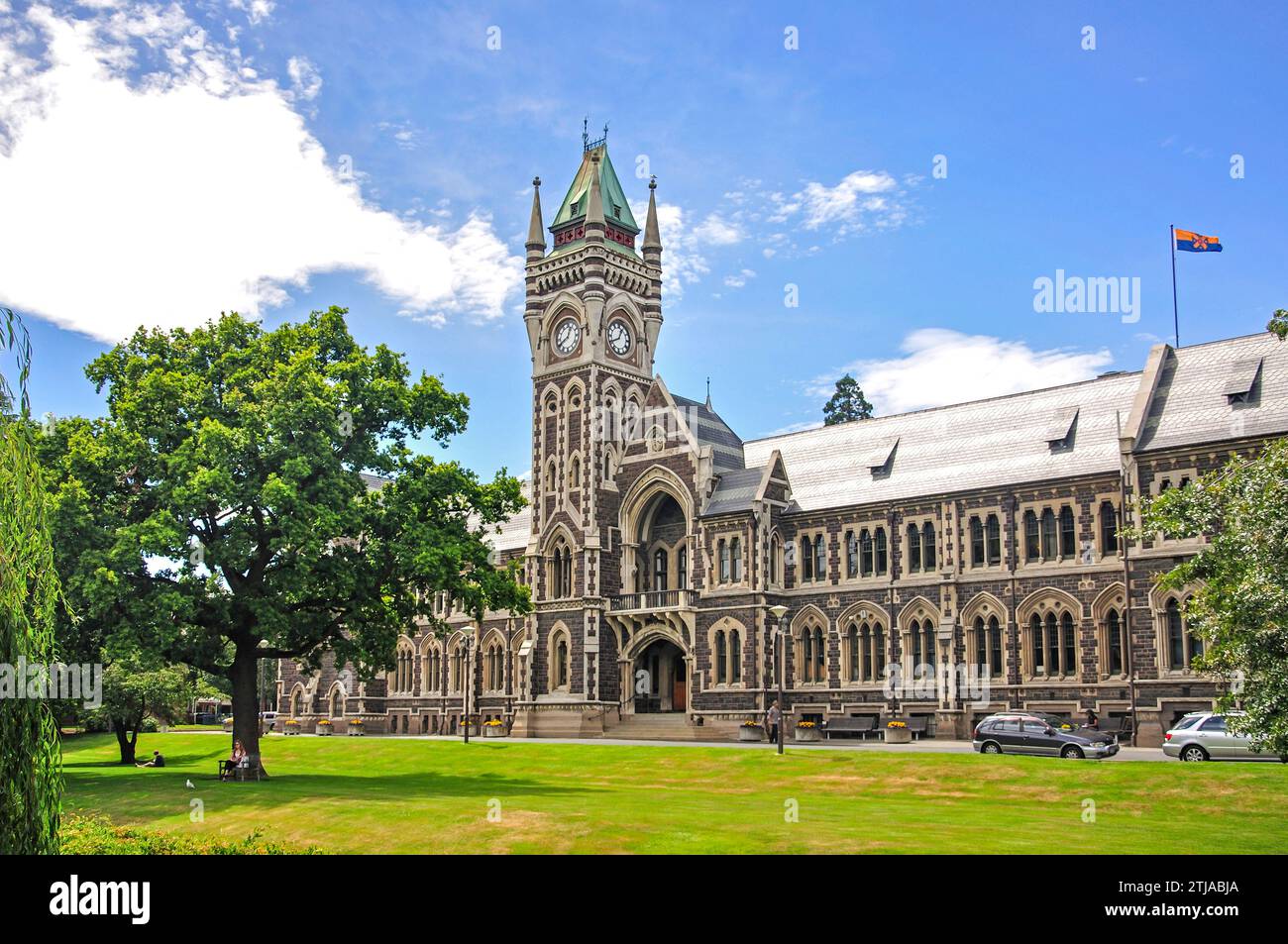 View Of Campus Showing University Clock Tower University Of Otago Dunedin Otago South Island View Of Campus Showing University Clock Tower University Of Otago Dunedin Otago South Island