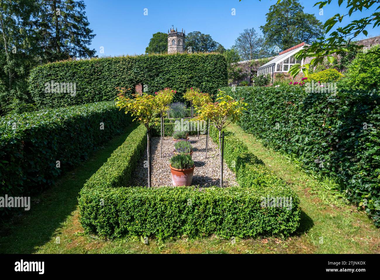 Garden in Richmond England Stock Photo
