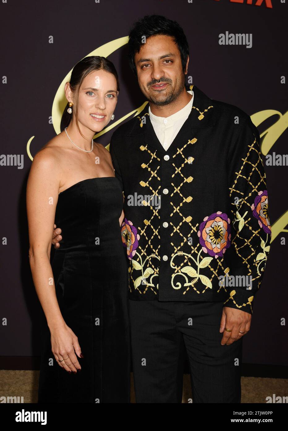 LOS ANGELES, CALIFORNIA - DECEMBER 19: (L-R) Jessica Gadhia and Sameer